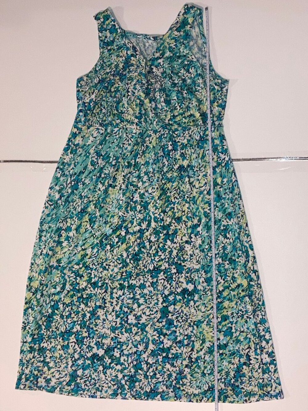 St. John's Bay Sleeveless Midi Sundress PM Petite Medium